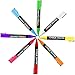 Chalkmaster Liquid Chalk Markers - 8 Color Bright Neon Liquid Chalk Premium Artist Quality Marker Pen Set + 2 Free Additional 6 mm Reversible Chisel to Bullet Point Tips - 100% Satisfaction Guarantee