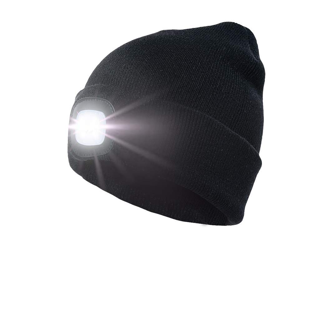 LED HAT Flashlight LED torch Light Flashlight Tools Fishing Cycling Plumbing Hiking Camping THE TORCH YOU CANT DROP Gloves 1 Piece Men's Women's Teens One Size fits all XTRA BRIGHT (Black)