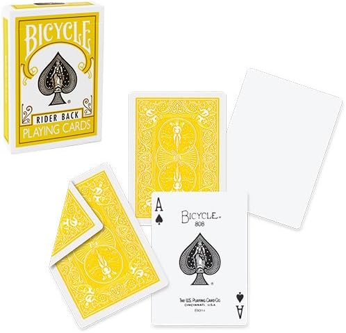 Cards Bicycle Yellow Back USPCC