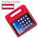 NEWSTYLE Apple iPad Air 2 Case Shockproof Case Light Weight Kids Case Super Protection Cover Handle Stand Case for Kids Children for Apple iPad Air 2 (2014 Released) - Red Color