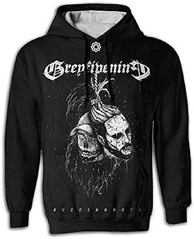 DJFZZZ Man Running Cotton $uicideboy$ Big Pockets 3D Hoodie