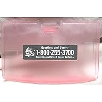 Game Boy Advance (GBA) Fuchsia (Clear Pink) Battery Compartment Cover (Lid)