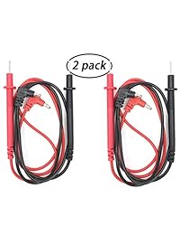 XMHF   Cable de prueba eléctrica para enchufe de plátano (1000 V, 35.4 in de largo, 2 unidades)