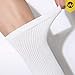 WANDER Men's Cotton Cushion Crew Socks Moisture Wicking for Running Hiking Everyday (8 Pairs)