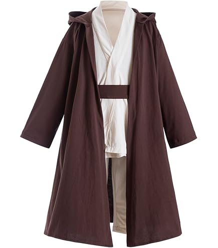 Amazon.com: Ruikajia Jedi Warrior Costume Hooded Cloak, Luke