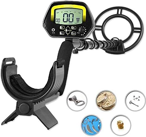 YCRD Metal Detector, 0.1M-8M Detection Underground Treasure Lcd Signal Display, Gold And Jewelry Hunting In Shallow Water, Suitable For Adult Outdoor Survey [Energy Class A]