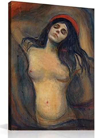 Madonna - By Edvard Munch - Giclee Canvas Prints 16" by 20" Gallery Wrapped