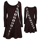 Star Wars I Am Chewbacca Long-Sleeved Costume Skater Dress