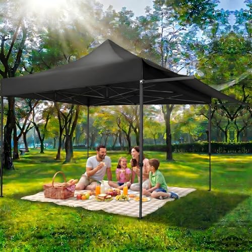 COBIZI 10x10 Pop Up Canopy Tent with Awning, Heavy Duty Commercial Gazebo, Waterproof & UPF 50+ image 22