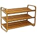 Oceanstar SR1231 3-Tier Bamboo Shoe Rack