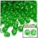 The Crafts Outlet 200pc Faceted Plastic Transparent Beads Round 8mm Clear Beads