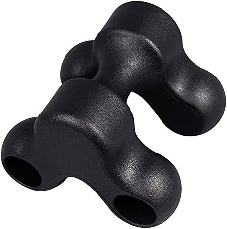 Freshday Self Massager, Head Neck Back Occipital Pain Release, Soft and Firm Massage Tool for Headaches, Migraaines, Cervical Syndrome, Lumbar Dysfunction, Lordosis (Black)