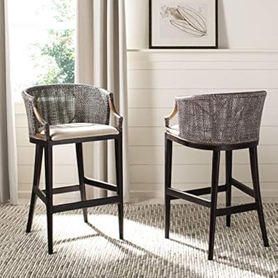 Safavieh Home Collection Brando Brown 28-inch Bar Stool 51wpbTEF8nL