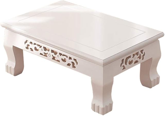 Tables Basses Petit Bureau Table Fenetre Balcon Ancienne Table En Bois Massif Tatami Petite Table Salon Color Blanc Size 70 45 30cm Amazon Fr Cuisine Maison