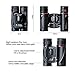 WeyTy Binoculars, 10x22 Mini Compact Fold-Able Binoculars for Adults. High Magnification Binoculars for Dim Vision, for Watching/Hunting/ Hiking/Travelling/ Exploring Or Other Outdoor Activities