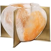 Uttermost 18183 Amber Swirl - Vase-7.75 Inches Tall and 12.25 Inches Wide