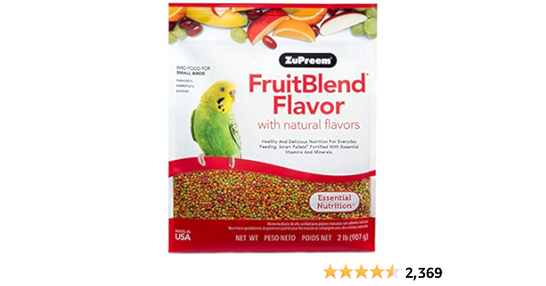 zupreem budgie pellets