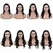 Brazilian Cuticle Aligned Human Hair Wigs Body Wave 4x4 Lace Closure Wig Pre Plucked Unprocessed Remy Human Hair lace front wigs for Black Women with Baby Hairs Natural Color (20, Lace Closure Wig)