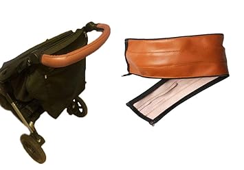 pram leather handle cover