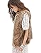 Tanming Women's Fashion Autumn And Winter Warm Short Faux Fur Vests (Large, Grey)