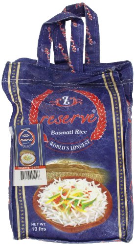 Zafarani Reserve Basmathi Rice 10-Pounds