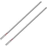 ColumPRO 2PCS 12inch Magnetic Drill Bit Extension Holder for Impact Driver,1/4" Hex Shank S2 Steel Magnetic Screwdriver Extension,Drill Bit Extender