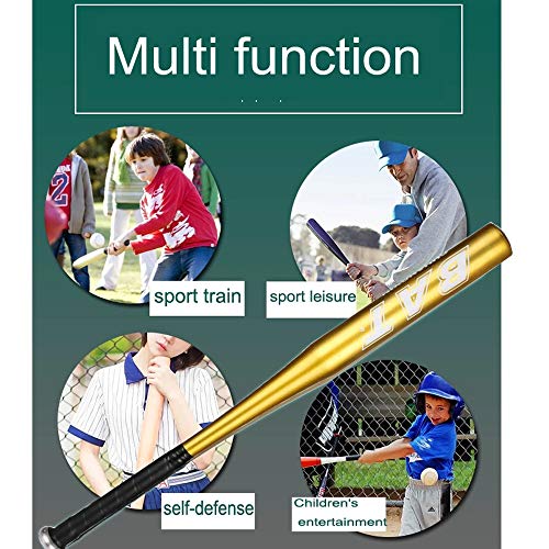 HagieNu 2 Packs 25 Inch Baseball Bat Aluminum Alloy SelfDefense Softball Bat Youth Baseball for