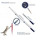 KABB Retractable Cat Teaser Wand with 5 Piece Refills, Interactive Feather Toy for Cats & Kittens