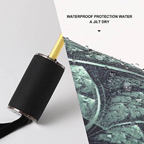 Kobold Folding Teflon Coating Windproof Double Canopy Umbrella Flower Lightweight Anti-UV Sun Rain Umbrellas for Women Men