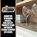 Gorilla Grip powerGRIP Drawer Shelf and Cabinet Liner, Thick Strong Hold, Non-Adhesive Liners Protect Kitchen Cabinets and Cupboard, Bathroom Drawers, Easy Install, Breathable Mat, 20