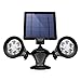 ieGeek Solar Spot Lights, Motion Sensor Outdoor Spotlights 12LED Long Distance & Wide Range Waterproof Solar Powered Security Wall Lights for Outsides Wall Yard Garden Garage Patio Porch Deck Driveway