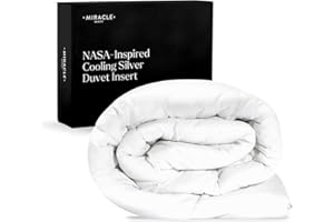 Miracle Made® Temperature Regulating Breathable Insert Comforter-White, Full/Queen- 3-Temperature-Zone Pet Hair Resistant Silver Infused Hypoallergenic Bed Cover-Compatible w Duvet Cover