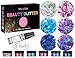 HITOP Body Glitter-6 Colors Holographic Chunky Face Glitter for Women Girls, Cosmetic Makeup Glitter for Festival & Halloween