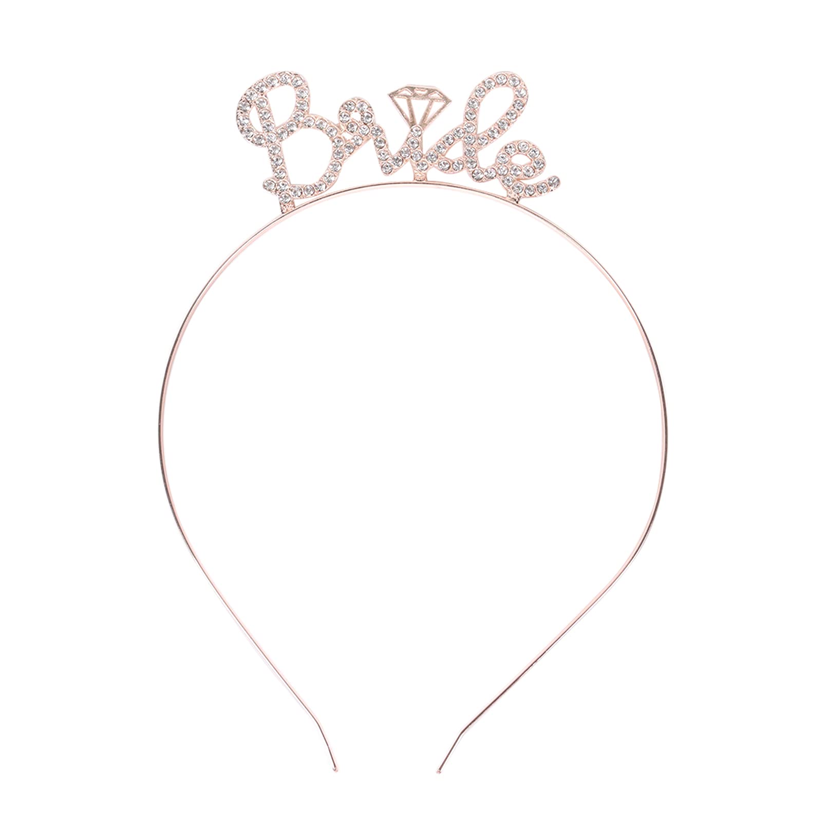 Bride to Be Headband, Hen Party Bride Headband, Bride to Be Tiara for Bachelorette Party, Bridal Shower, Rose Gold