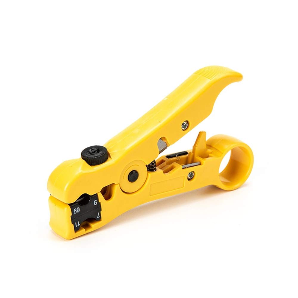 Wire Stripping Tool for Coax and Data Cable Cable Stripper for UTP Cat5 Cat6 Cable Stripper
