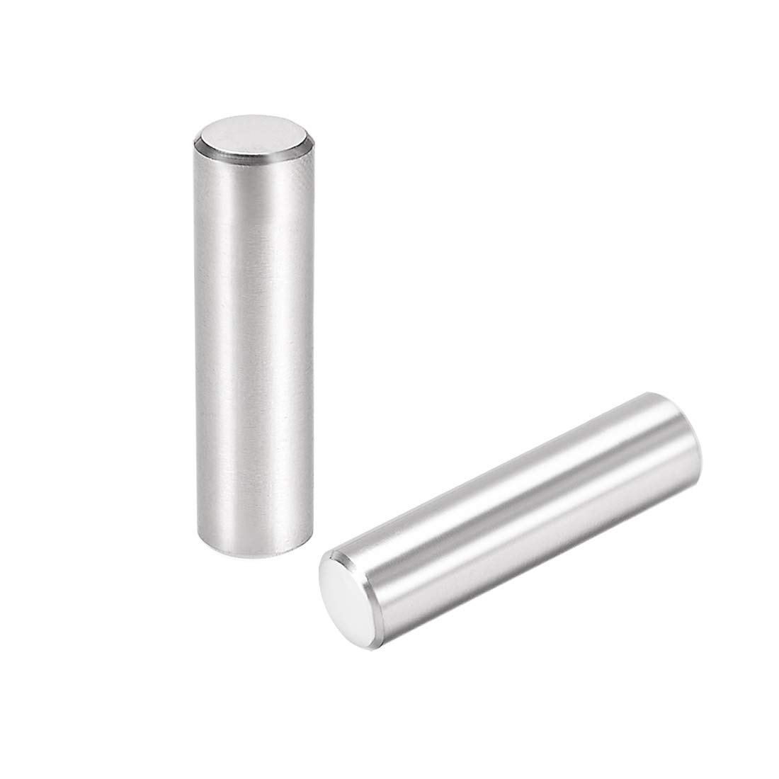 Photo 1 of uxcell 15Pcs 8mm X 30mm Dowel Pin 304 Stainless Steel Cylindrical Shelf Support Pin Fasten Elements Silver Tone