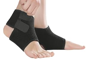 BXT 2 Pack Kids Child Adjustable Nonslip Ankle Tendon Compression Brace Sports Dance Foot Support Stabilizer Wraps Protector Guard for Injury Prevention & Protection for Sprains, Sore or Weak Ankles