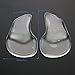 Kkika 1 Pair/2PCS Silicone Gel Orthotic Arch Pad Insole Flat Foot Care Relieve Pain Orthopedics Insert