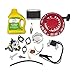 Everest Parts Supplies Kit Replacement for Honda GX110, GX120 Recoil Carburetor Ignition Coil Spark Plug Air Filter