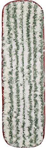 CleanAide Coral Weave Microfiber with Poly Strips Wet and Dry Mop Pad 24 Inches