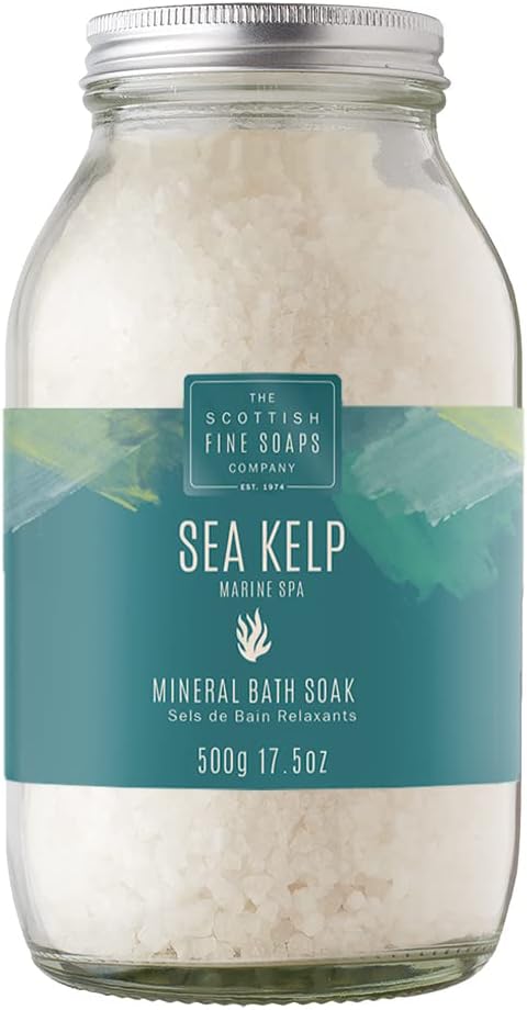 Scottish Fine Soaps Marine Spa Sea Kelp Bath Soak Dead Sea Salt 500g Vegan
