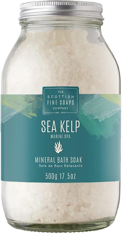 Scottish Fine Soaps Marine Spa Sea Kelp Bath Soak Dead Sea Salt 500g Vegan