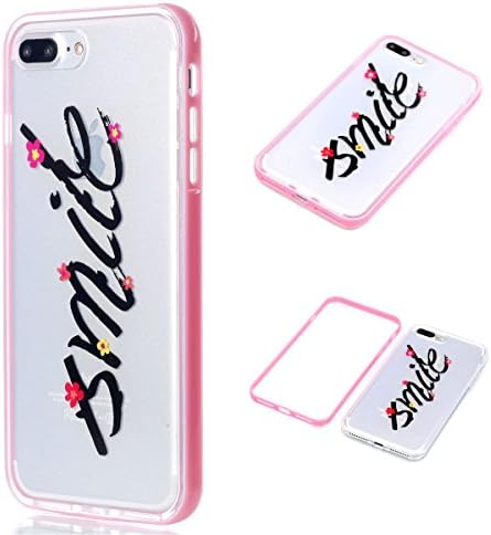 iPhone 7 Plus Case, Wandeneng Hybrid Fancy Colorful Pattern Hard Soft Silicone Bumper Case Fit for iPhone 7 Plus (T22)