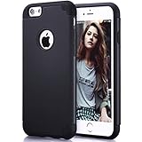 iPhone 6s Case,iPhone 6 Case,[4.7inch]by Ailun,Soft Interior Silicone Bumper&Hard Shell Solid PC Back,Shock-Absorption&Skid-proof,Anti-Scratch Hybrid Dual-Layer Slim Cover[Black]