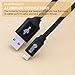 Lightning Cable 3 Pack 1FT Iophi iPhone Charging to USB Nylon Braided 2.4A High Speed Heavy Duty Aluminum Connector Charge Sync Cable for iPhone 7 / 7 Plus / 6 / 6s / 5 5s 5c SE / iPad / iPod - BLACK
