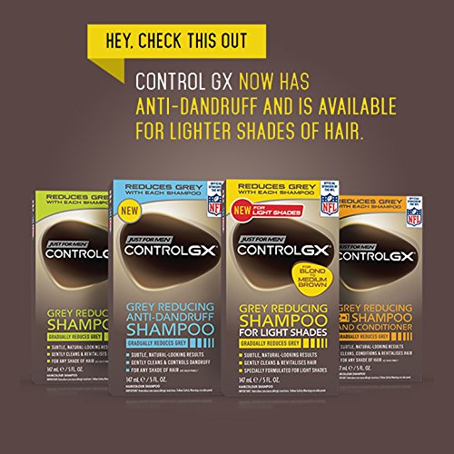Amazon Com Just For Men Control Gx Grey Reducing Anti Dandruff Shampoo Beauty