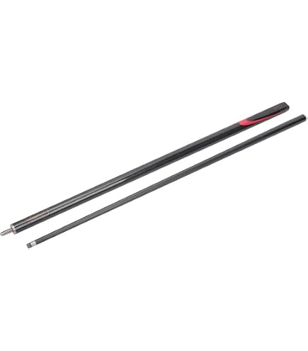 Peradon Joe Davis Stecca Da Biliardo 3/4 Con Giunto - Peso Massiccio 17.5-19oz, Frassino Americano E Ebano, Punta Elkmaster 9.5-10mm