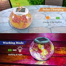 kiosbibi Color Changing Mosaic Solar