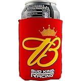Budweiser Racing Red Beer Can Koozie