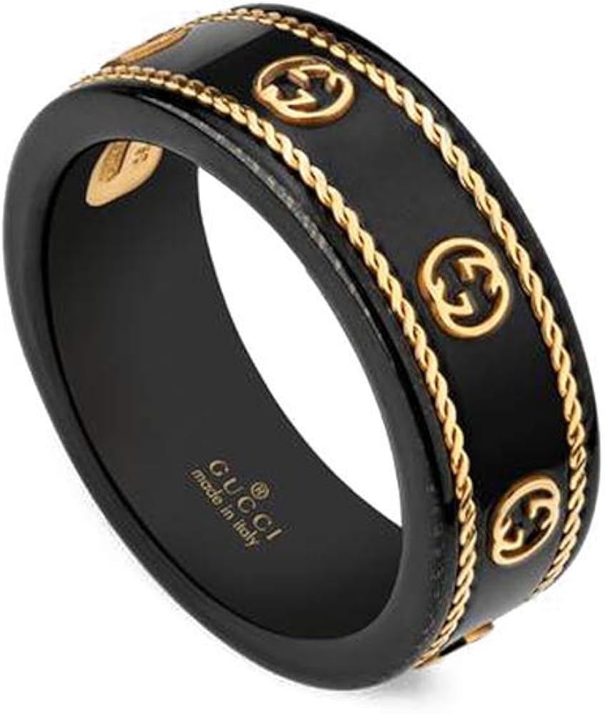 Gucci Icon Ring mit GG aus Gelbgold Größe 53 YBC606826001013 Amazon.de
